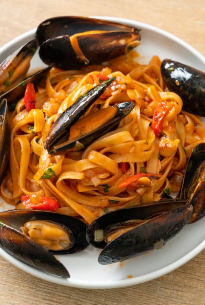 Foto de Pasta con mejillones