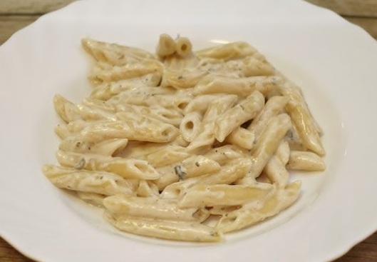 Foto de Pasta con salsa queso crema al Roquefort